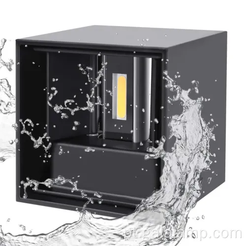 Luz de parede externa sem fio com sensor de movimento